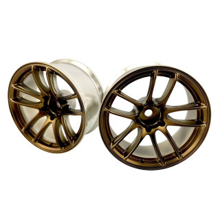 WORK EMOTION CR Shigoku WHEEL DEEP CONCAVE off8 Titan Bronz 2pcs [LW-1008TB]