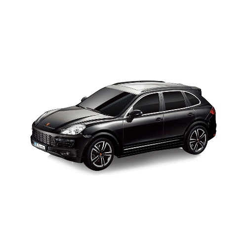 未使用品 Porsche カイエンターボ ラジコン 1/24 ポルシェ 1/24ポルシェ カイエン ターボ 黒 [DK-866-2415S] - スーパーラジコン