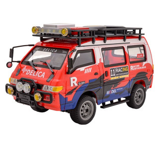 1/24 2WD RCカー(デリカ)レッド [JXC5813B-R]