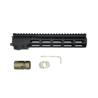 AngryGun 各社M4用Geissele10.5SMR MK16 M-LOKﾊﾝﾄﾞｶﾞｰﾄﾞBK