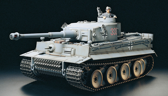 1/16RC ドイツ重戦車 タイガーI 初期生産型 フルオペレーションセット 