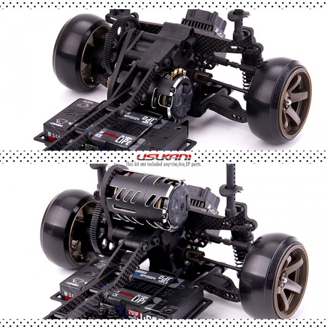 1/10 RC EP RWD ドリフトカーシャーシキット PDS-MIX [US88300