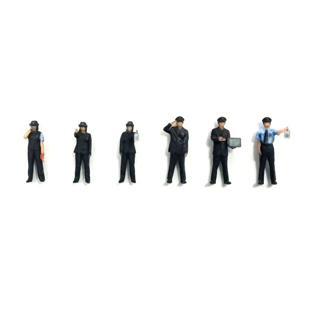 takeda 3Dジオラマ人形 1/150 JR西日本駅係員 [55-1500] - スーパー